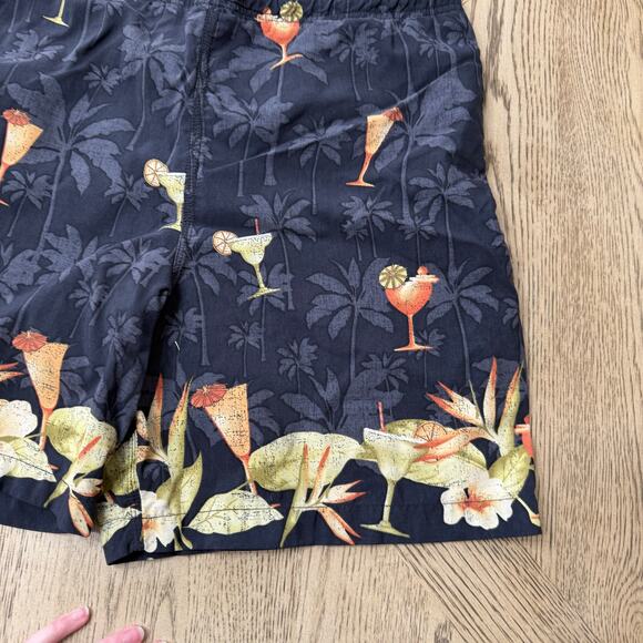 Breakwater Men’s Medium‎ Navy Blue Margarita Swim Shorts Trunks - Picture 11 of 11